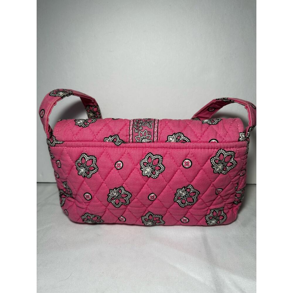 Vera Bradley Pink Flamingo Vintage Flap Front Purse - Picture 2 of 7
